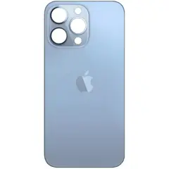MR3_119991 Задня кришка (скло) iphone 13 pro sierra blue (big hole), сервісний оригінал 