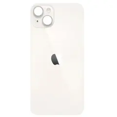 MR3_120385 Задня кришка (скло) iphone 14 plus starlight (big hole), сервісний оригінал 