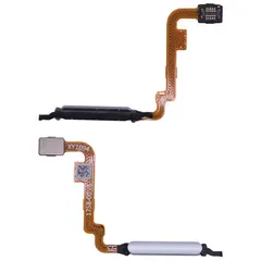 MR3_120529 Шлейф redmi note 10 4g, redmi note 10s зі сканером відбитку пальця білий оригінал 