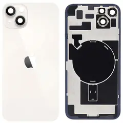 MR3_120611 Задня кришка (скло) iphone 14 stralight, сервісний оригінал у зборі на рамці 