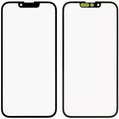 MR3_120992 Скло корпуса iphone 14 plus з oca-плівкою black оригінал (prc) 