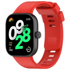 MR3_121241 Ремінець xiaomi mi band 8 pro, mi band 9 pro, redmi watch 4 red 
