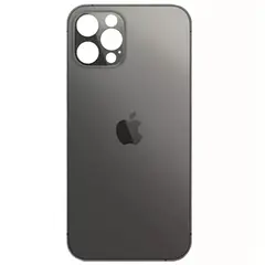 MR3_121755 Задня кришка (скло) iphone 12 pro max graphite (small hole), сервісний оригінал 