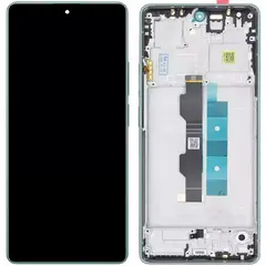 MR3_122465 Дисплей redmi note 13 pro 4g, note 14s, poco m6 pro 4g, з сенсором, та рамкою forest green сервісний оригінал 