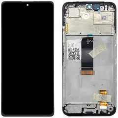 MR3_122470 Дисплей redmi 13, poco m6, з сенсором, та рамкою midnight black сервісний оригінал 