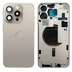 MR3_122964 Корпус iphone 15 pro natural titanium оригінал а+ 