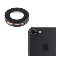 MR3_90453 Скло камери для iphone 7, iphone 8, iphone se (2020), iphone se (2022), з рамкою black 