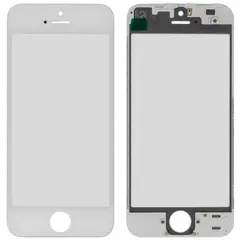 MR3_104952 Скло корпусу для iphone 5s, iphone se з oca-плівкою та рамкою білий оригінал APPLE