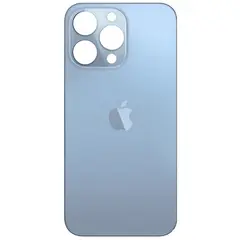 MR3_116528 Задня кришка (скло) для iphone 13 pro max sierra синій (big hole) PRC