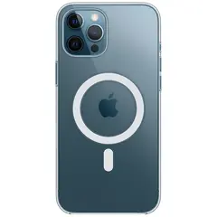 MR3_117171 Чохол силіконовий magsafe iphone 12 pro max прозорий PRC
