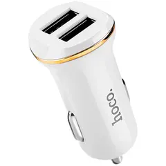 MR3_118329 Автомобільний зарядний пристрій hoco z1 2.1a 2usb білий HOCO