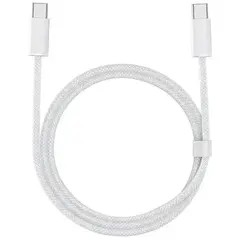 MR3_120806 Кабель pd type-c to type-c apple woven charge cable, 1 m білий (foxconn) FOXCONN