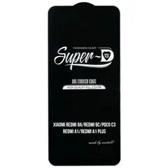MR3_123813 Захисне скло для redmi 9a, redmi 9c, poco c3, redmi a1, redmi a1 plus (mietubl super-d, чорний) (без упак.) MIETUBL