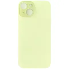 MR3_120682 Задня кришка (скло) iphone 15 plus yellow (big hole), сервісний оригінал 