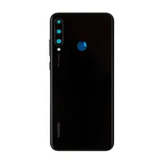 MR3_109588 Задня кришка huawei y6p (2020) black (зі склом камери) 