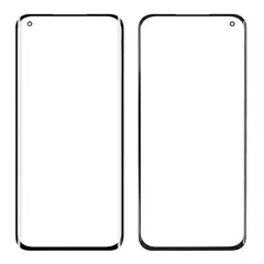 MR3_109733 Скло корпусу для xiaomi mi 11, mi 11 pro, mi 11 ultra з oca-плівкою, black оригінал (prc) 