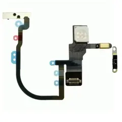 MR3_114041 Шлейф iphone xs, iphone xs max з кнопкою включення та спалахом 