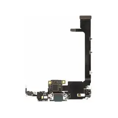 MR3_114079 Шлейф iphone 11 pro max з роз'ємом зарядки, аудіо та мікрофоном midnight green оригінал (prc) 