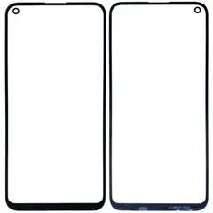MR3_114211 Скло корпусу для huawei p40 lite e, y7p, honor 9c з oca-плівкою, black оригінал (prc) 