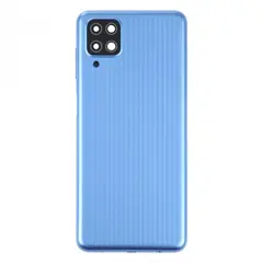 MR3_115808 Задня кришка samsung m127 galaxy m12 (2021) blue (зі склом камери) 