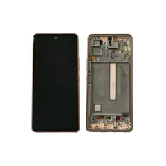 MR3_116724 Дисплей samsung sm-a536 galaxy a53 5g (2022), з сенсором, та рамкою peach gold сервісний оригінал 