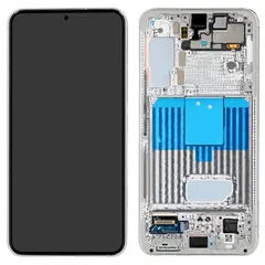 MR3_116728 Дисплей samsung sm-s901 galaxy s22 (2022), з сенсором, та рамкою phantom білий сервісний оригінал 