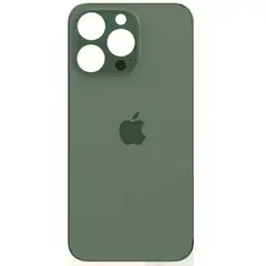 MR3_120011 Задня кришка (скло) iphone 13 pro max alpine green (big hole), сервісний оригінал 