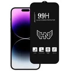 MR3_120430 Скло iphone 15 pro (0.3mm, 4d arc, чорний) люкс 