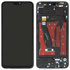 MR3_121658 Дисплей honor 8x, honor view 10 lite, з сенсором, та рамкою black original prc 