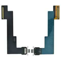MR3_124135 Шлейф ipad 4 (2020) конектора зарядки, з компонентами black 