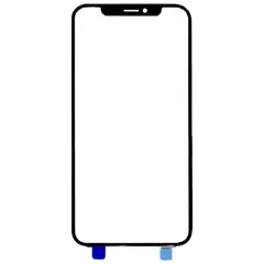 MR3_109338 Скло корпусу для iphone x, iphone xs з оса-плівкою чорний, vb PRC