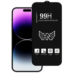 MR3_120430 Захисне скло для iphone 15 pro (0.3 mm, 4d arc, чорний) люкс PRC