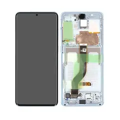 MR3_105340 Дисплей samsung sm-g985, g986 galaxy s20 plus 4g, 5g, з сенсором, та рамкою cloud blue сервісний оригінал 