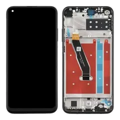 MR3_110912 Дисплей huawei p40 lite e, y7p 2020, honor 9c, honor play 3, з сенсором, та рамкою black 