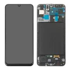 MR3_115511 Дисплей samsung sm-a305, a505 galaxy a30, a50 (2019), з сенсором, та рамкою black oled (big size) 