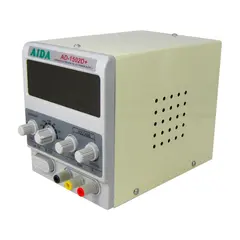 MR3_116489 Блок живлення лабораторний aida ad-1502d+, 15v, 2a, цифрова індикація, rf індикатор, автовідновлення після короткого замикання 