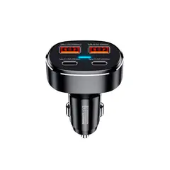 MR3_118074 Авто зарядний пристрій remax rcc-329 duke series 2usb qc 30w+2type-c pd 45w black 