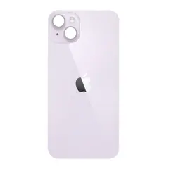 MR3_118178 Задня кришка (скло) iphone 14 пурпуровий (big hole) 
