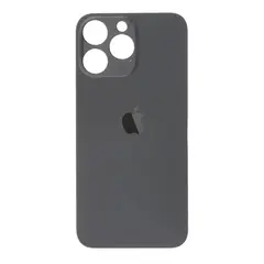 MR3_118848 Задня кришка (скло) iphone 14 pro max space black (big hole) 