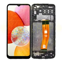 MR3_119493 Дисплей samsung sm-a145p, a145r galaxy a14 4g (2023), з сенсором, та рамкою black сервісний оригінал 