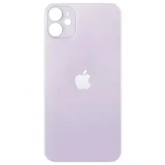 MR3_119993 Задня кришка (скло) iphone 12 пурпуровий (big hole), сервісний оригінал 