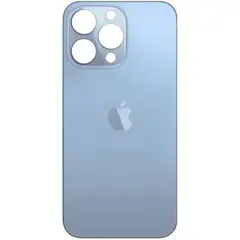 MR3_120010 Задня кришка (скло) iphone 13 pro max sierra blue (big hole), сервісний оригінал 