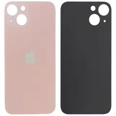 MR3_120039 Задня кришка (скло) iphone 13 mini pink (big hole), сервісний оригінал 