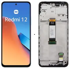 MR3_120133 Дисплей redmi 12, poco m6 pro 5g, з сенсором, та рамкою black (ver. tianma) 