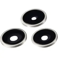MR3_120557 Скло камери для iphone 15 pro, з рамкою білий titanium (комплект 3шт.) 
