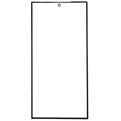 MR3_121247 Скло корпусу для samsung s928 galaxy s24 ultra (2024) з oca-плівкою, black оригінал (prc) 