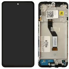 MR3_121598 Дисплей redmi note 11 5g, poco m4 pro 5g, з сенсором, та рамкою black сервісний оригінал 