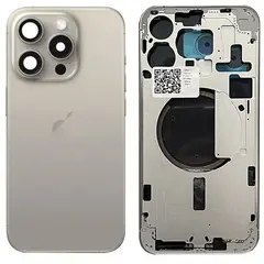 MR3_121764 Корпус iphone 15 pro max natural titanium оригінал а+ 