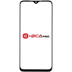 MR3_121914 Скло корпусу для g, oca pro poco m3, redmi 9t, redmi note 9 4g з oca-плівкою, black 