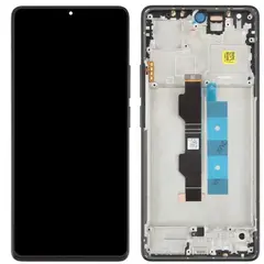 MR3_122225 Дисплей redmi note 13 pro 4g, note 14s, poco m6 pro 4g, з сенсором, та рамкою midnight black сервісний оригінал 